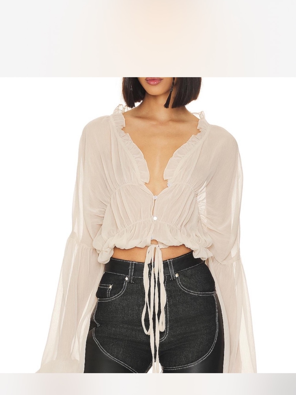 LIKE NEW SNDYS Bali Top in Cream Size XS